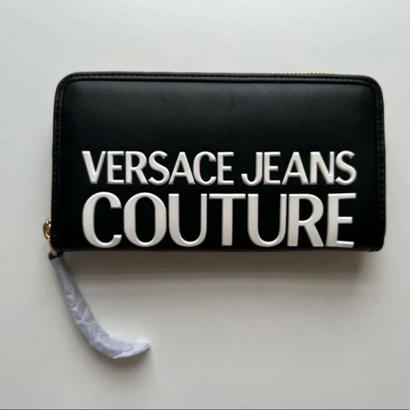 VERSACE JEANS COUTURE Zip Around Continental Wallet - Picture 1 of 5
